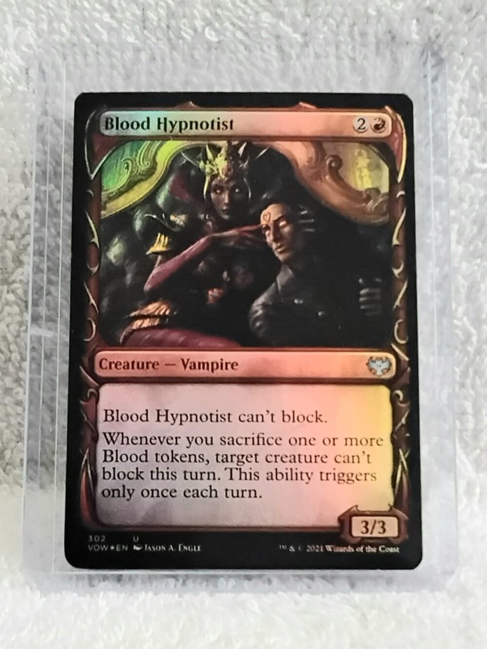 5/$20 Mint 2021 MTG Blood Hypnotist UC Foil Card 302 Deckmaster!!